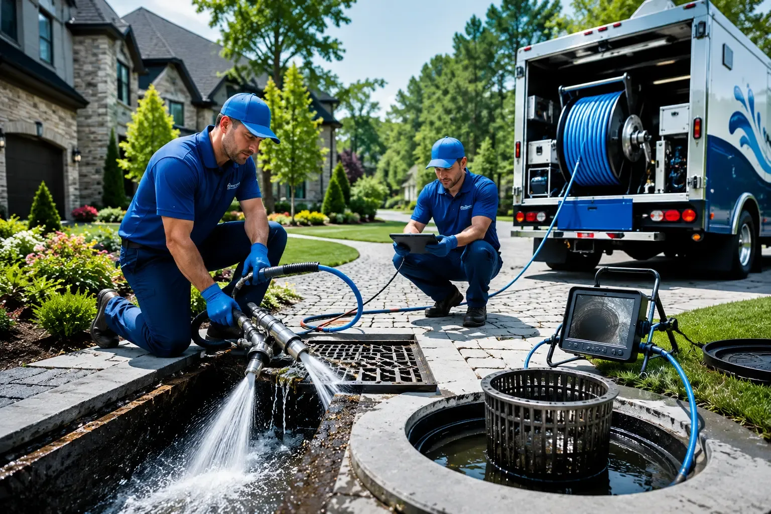 Local outdoor drain cleaning professionals in New Portland, ME
